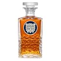 Heritage Pewter Ole Miss Baseball Champions Heritage Decanter | 25 OZ Liquor Pourer | Expertly Crafted Pewter Glass