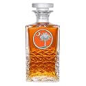 Heritage Pewter Palmetto Heritage Decanter | 25 OZ Liquor Pourer | Expertly Crafted Pewter Glass