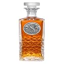 Heritage Pewter Pheasant Heritage Decanter | 25 OZ Liquor Pourer | Expertly Crafted Pewter Glass