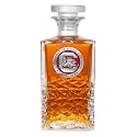 Heritage Pewter South Carolina Heritage Decanter | 25 OZ Liquor Pourer | Expertly Crafted Pewter Glass