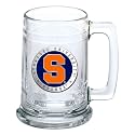 Heritage Pewter Syracuse Beer Stein Glass | 15 Ounce German-Style Beer Glass | Intricately Crafted Metal Pewter Alma Mater Inlay