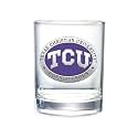 Heritage Pewter TCU Double Old Fashion | Double Rocks Glass 14 OZ for Liquor | Expertly Crafted Pewter Glass
