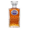 Heritage Pewter TCU Heritage Decanter | 25 OZ Liquor Pourer | Expertly Crafted Pewter Glass