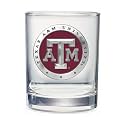 Heritage Pewter Texas A&amp;M Double Old Fashion | Double Rocks Glass 14 OZ for Liquor | Expertly Crafted Pewter Glass