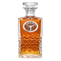 Heritage Pewter Texas Heritage Decanter | 25 OZ Liquor Pourer | Expertly Crafted Pewter Glass Clear