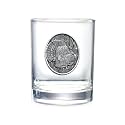 Heritage Pewter Turkeys Double Old Fashion | Double Rocks Glass 14 OZ for Liquor | Expertly Crafted Pewter Glass
