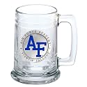 Heritage Pewter US AIR FORCE ACADEMY Beer Stein Glass | 15 Ounce German-Style Beer Glass | Intricately Crafted Metal Pewter Alma Mater Inlay