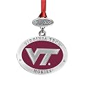 Heritage Pewter Virginia Tech Class of 2025 Ornament | Graduation Gift | Hand-Sculpted Christmas Tree Ornament | Intricately Crafted Metal Pewter Alma Mater Inlay