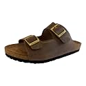 Heritage Premium Leather Two-Strap Comfort Sandal