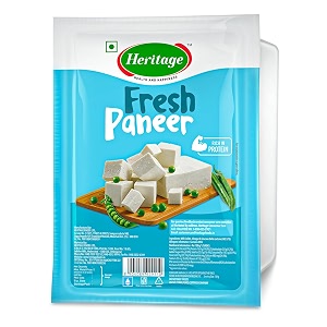 heritage soft amp creamy paneer - 500g  tasty nutritious amp easy to cook