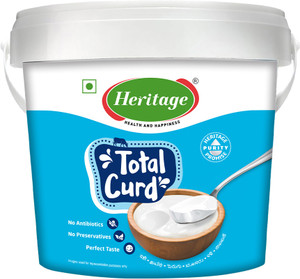 heritage total plain curd 1 kg