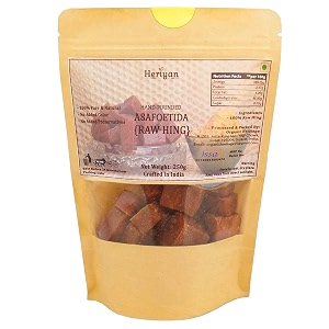 heriyan hingasafoetida 100 pure and natural  chemical free strong amp aromatic hing raw amp powder raw 250g