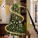 HERNEST 6.5ft Pre-Lit Artificial Christmas Tree with Magic Wand & Remote