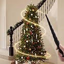 HERNEST 7.5ft Pre-Lit Artificial Christmas Tree with Magic Wand &amp; Remote