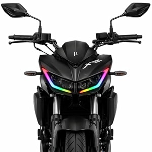 hero xtreme 125r smart rgb mobile app control drl - 142 modes - plug amp play - pro edition