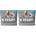 HERSHEY'S KISSES Milk Chocolate Candy Family Pack, 17.9 oz (Pack of 2)