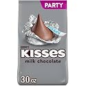 HERSHEY'S KISSES Milk Chocolate Candy Bulk Party Pack, 30 Ounce (Pack of 9)