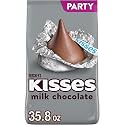 HERSHEY'S KISSES Milk Chocolate Candy Party Pack, 35.8 oz
