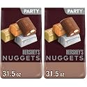 HERSHEY'S NUGGETS Assorted Chocolate Candy Party Bag, 31.5 oz (Pack of 2)