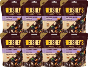 HERSHEYS Exotic Dark Californian Almond Blackberry Truffles