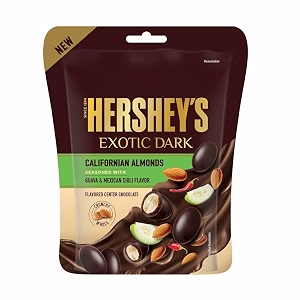 hershey39s hershey39s exotic dark californian almonds guava amp mexican chili flavor 30 gm- pack of 6