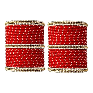 combo of metal gold plated dotted glossy and matte bangle for women and girls pack of 66 bl b cvb-22
