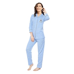 hestia  co-ord night wear with shorts and t-shirt for women  co ord cotton night suit for woman  anti rash fabric night dress set  shrink free  breathable fabric co-ordinate set 1