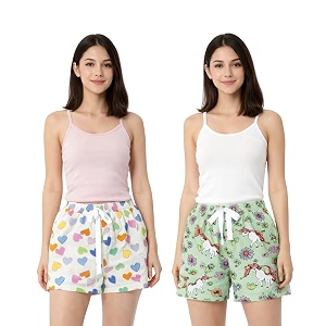 hestia  co-ord night wear with shorts and t-shirt for women  co ord cotton night suit for woman  anti rash fabric night dress set  shrink free  breathable fabric co-ordinate set 1