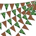 HESTYA 5 Pcs 49 Ft Dinosaur Pennant Banner Jurassic Party Decoration