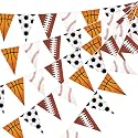 HESTYA 5 Pcs 49 Ft Sports Party Decorations Football Pennant Banner
