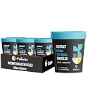 Hethstia Konjac Noodles Instant Miso Soup Cup – 6 Pack Low Carb Shirataki Angel Hair Pasta, Gluten-Free Shirataki Noodle Asian Ramen with Miso Broth, Keto-Friendly, Healthy and Quick Meal