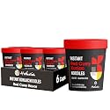 Hethstia Konjac Noodles Red Curry Cup – 6 Pack Low Carb Shirataki Angel Hair Pasta, Instant Shirataki Noodle Spicy Red Curry Broth, Gluten-Free, Keto, Low Fat, Low GI, Healthy Asian Meal