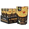 Hethstia Konjac Shirataki Fettuccine, Oat Fiber Pasta Alternative, 6 Pack