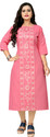 Hetsa Women Embroidered Straight Kurta