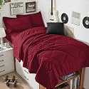 HEVUMYI 5-Piece Twin Comforter Set, Red Bed in a Bag