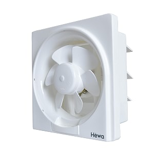 hewa ventilo 200mm square high speed exhaust fan for kitchen bathroom with dust protection shutters with 2 year warranty white