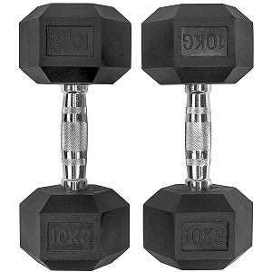 Hex Dumbbell Set - 10kg x 2