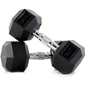 Hex Dumbbell Set - 12.5kg x 2