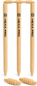 HEXA PRO Wooden Cricket Stumps Set (3 Stumps + 2 Bails) Match Size 28 Inch | Premium