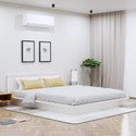 Hexa Red Without Storage Engineered Wood Queen Bed, 209.1 cm x 160 cm (6.86 ft x 5.25 ft)