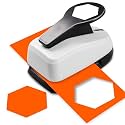 Hexagon Paper Punch, Hexagon Punch 1.97 Inch for Scrapbook DIY Arts Project
