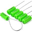 Hexagonal Cable Security Seal Pull Tight OTL - Security Tag Straps for Trailers, Cargo, Containers, Vans, Oil Tank Truck, Milk Vehicle, Coal Conveyor (100 Pcs, GREEN)