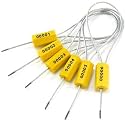 Hexagonal Cable Security Seal Pull Tight OTL - Security Tag Straps for Trailers, Cargo, Containers, Vans, Oil Tank Truck, Milk Vehicle, Coal Conveyor (50, YELLOW)