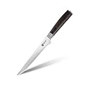 HexClad 6" Japanese Damascus Stainless Steel Boning Knife, Full Tang Handle