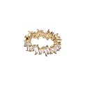 Hey Harper Gold Ring for Women - Gold Plated Stacking Waterproof &amp; Sweatproof Jewerly Ring - Everday Non Tarnish Cute Fashion Circle Rings