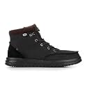 HEYDUDE Men's Bradley Classic Boots | Lightweight, Water-Repellant Men's Pull-On Shoes for Everyday Adventure (Black-1, US Footwear Size System, Adult, Men, Numeric, Medium, 10)