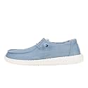 HEYDUDE Women's Wendy Stretch Canvas Slip On Shoes | Easy On Loafer