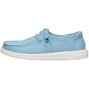 HEYDUDE Women's Wendy Stretch Canvas Slip On Shoes | Easy On Loafer
