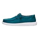 HEYDUDE Women's Wendy Stretch Canvas Slip On Shoes | Easy On Loafer