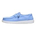 HEYDUDE Women's Wendy Stretch Canvas Slip On Shoes | Easy On Loafer